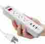 Ps003 1250w Outtek 2016 New Version Mini Travel Power Strip 3ac Outlet 3 Usb 6 718520003004