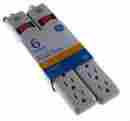 14087 Ge New General Purpose 6 Outlet Power Strip 2 Ft Pack White