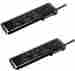 15872 Unbranded Generic 2x 8 Outlet Mini Surge Protector 6ft Cord 3420 Joules 2 Pack Brand New