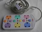 220vac Unbranded Generic Power Strip W Six Sockets And 6 Individual Switches For Overseas Use Only