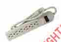 260739 Uninex Lot Of 25 Ul Listed 6 Outlet 6ft Cord Surge Protector Power Tap Strip