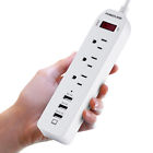 3 Outlet Socket Power Strip Usb Port 763769790253 3 Outlet Socket Power Strip Usb Port 763769790253