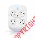 36035-w 36036 360 Electrical Revolve Surge Protector With Rotating Outlets 36035-w 36036 360 Electrical Revolve Surge Protector With Rotating Outlets