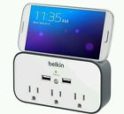 3715cp Belkin 3 Plug Surge Plus Usb Wall Mount With Cradle 745883645756
