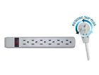 5141 4-feet Surge Rotating 6 Plug Flat Outlet Horizontal Outlets Protector