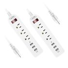 402025-blkx2 Bototek Pack Usb Power Strip Ac Outlets And Charging Ports
