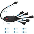 43239213396 Clearmax Outlet Powersquid Multiplier Awg Grounded Extension Cord 848441053731