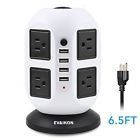 4330215718 Evaikon Extension Cord Power Strip Surge Protector Outlet Usb Ports