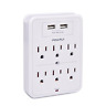 4348184112 Powrui Surge Protector Usb Wall Charger With Charging 689550534960