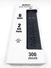 49-2269 Truepower Outlet Surge Protector Usb Ports And Cord 0671839408963 49-2269 Truepower Outlet Surge Protector Usb Ports And Cord 0671839408963