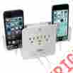 5749300557 Ipanda Power Station Wall Mount Surge Protector With 3 Outlet Plug And 2 Usb Ports