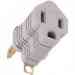 Jas58900 58900 Polarized Ge Adapter Plug Gray Grounding