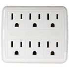 Or801011 6 Outlet Zone White Tap Power