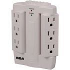 Pswts6r 6 Surge Protector Rca Swivel Outlets Wall Tap Pswts6r 6 Surge Protector Rca Swivel Outlets Wall Tap