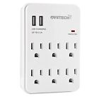606719352302 Oviitech Surge Protector Wall Mount Adapter With Dual