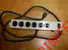 6100fa Ul Metal Power Strip With 6 Outlets Surge Protected