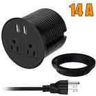 652054915542 Upgraded Desktop Power Grommet Ul Listed Us Plugs