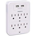 666389103048 Multi Outlet Wall Mount Surge Protector Joules With