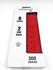 671839408949 Truepower Outlet Surge Protector Usb Ports Cord Various