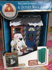 686140442629 Santa S Power Santas Hand Painted Christmas Welcome Snowman 6 Outlet Wall Adapter New