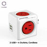 851120006270 Designnest Powercube Usb Ports Outlets Power Portable Stackable