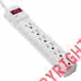 9307-300 Belkin Plug Power Strips Cord Ac Surge Protector Switch 3 Foot 6 Outlets Home 799472168485