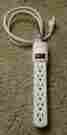 A-1185-003-wh Ps801p Electricord Used 6-outlet Strip