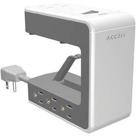 D080b-045f Accell Power U Station With Surge Protection 6-foot Cord Whit D080b-045f Accell Power U Station With Surge Protection 6-foot Cord Whit