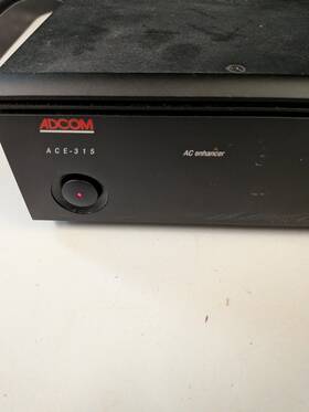 Ace-315 Adcom Stereo Surge Protector And Ac Power Conditioner Enhancer Tested