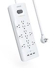 Ak-a27621d1 Anker New Powerport Power Strip Outlets Usb Ports Cord No Ak-a27621d1 Anker New Powerport Power Strip Outlets Usb Ports Cord No