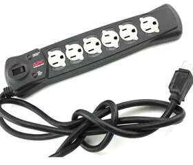 P6b-genuine Apc 767824260330 Essential Surgearrest 6-outlet Surge Protector Rated 120v 15a