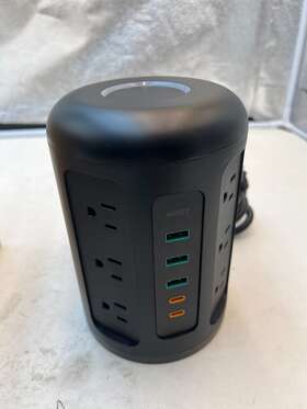 Pa-s24 Aukey Qty 1 Powerhub Xl 12 Ac Outlets 5 Usb Ports Fast Shipping