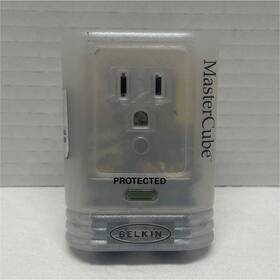 Rj-11 Belkin 69f4 Mastercube Surge Protector With Phone/fax/modem Protection