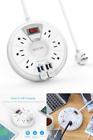Bhbm523w4206 Bestek Power Strip Surge Protector With Extension Cord 726084215337