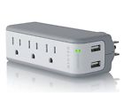 Blk-bz103050-tvl Belkin Mini Surge Protector With Usb Charger Wall Mount