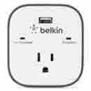 Bsv101bgcw Belkin 1-outlet Surge Protector With Usb Port 2.1 Amp 10 Watt