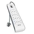 Bsv804sa2m Belkin Surge Plus 8-way 745883651061
