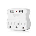 Btcu23011wh Bestek 3-outlet Surge Protector 637071598480