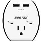 Btho130 Bestek Wall Outlet With Usb By Surge Protector 6950334959267