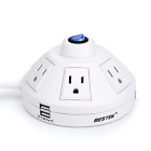 Btse2u2wh Bestek Surge Protector 6-outlet 6950334949664