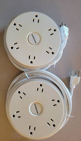 Coalesse 854297007729 Round Power Strip - 6 Outlets