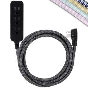 42024 Cordinate New Designer 10 Ft Extension Outlet Power Strip 3 Prong Flat Nib 42024 Cordinate New Designer 10 Ft Extension Outlet Power Strip 3 Prong Flat Nib