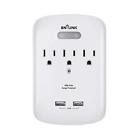 Cpusb-3outlet Wall Mount Adapter Surge Protector Ac Outlets And 857333007141