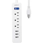 D80001 Power Strip Surge Protector 729680781121