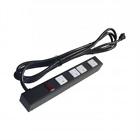 Eps-10412 Outlet Metal Power Strip White