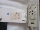 F9m923-08gry-dlsurge F9m923-08gry-dl Belkin Surge Suppression Suppressor Power Tap Strip Phone Line