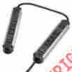 Fel99082 99082 Fellowes Split Metal Surge Protector 10 Outlets 6 Ft Cord 1250 Joules Blk Silver 077511990823