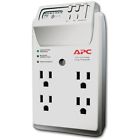Apnp4gc Fs Wall 4 Energy Protector White Apc Surge Tap Lcd Outlet Timer
