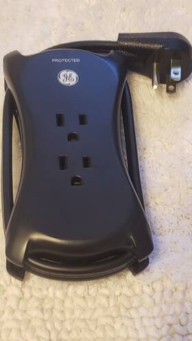 Bb-59u-3b Ge Type 3 Surge Protective Device 15a 125vac 60hz Outlets 2 Usb Ports 5v 21a