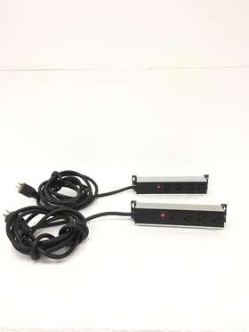 Hammond 1589h4g1 Lot Of 2 Mfg 1589h8g1 Power Strip 4 Outlets Working Free Shipping